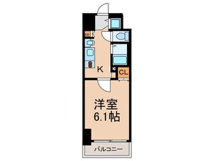 ﾌﾟﾚｻﾝｽ梅田北ﾊﾟﾜ-ｹﾞ-ﾄ(803)の物件間取画像